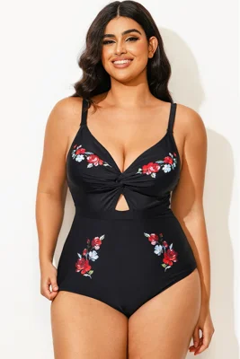 Black Flower Adjustable...