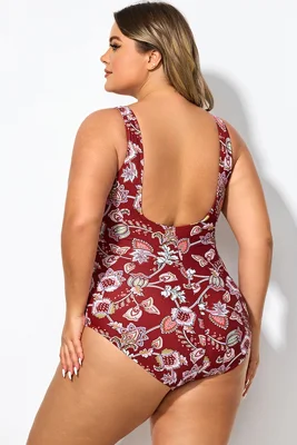 Flower Scoop Neck and Back...