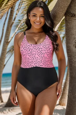 Pink Leopard Print Scoop...