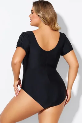 Black Wireless Puff Sleeves...