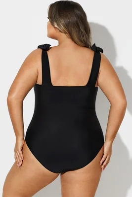 Black Square Adjustable Tie...