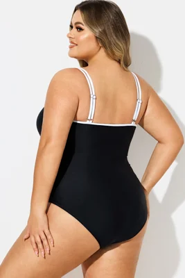 Plus Size Black & White...