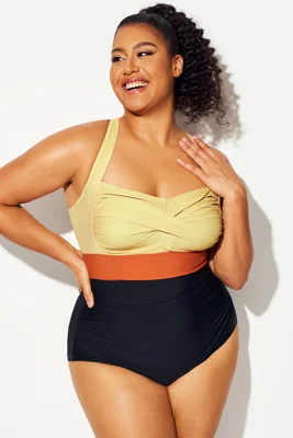 Colorblock Contrast Twist...