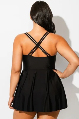 Plus Size Beach Mesh One...