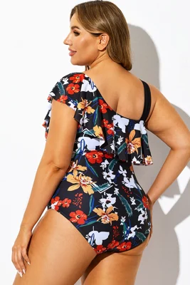 Black Floral Print...