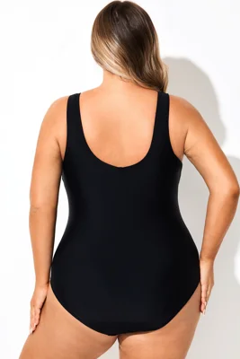 Black & White V-Neck Skinny...