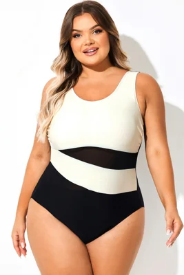 Square Neck Black & White...