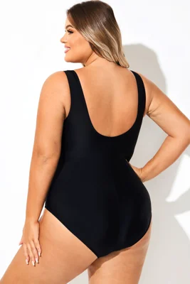 Blue Floral Print Wrap Look...