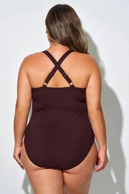 Solid Brown Comfort Fabric...