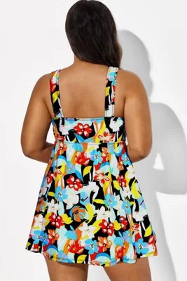 Flower Tie Front Sweetheart...