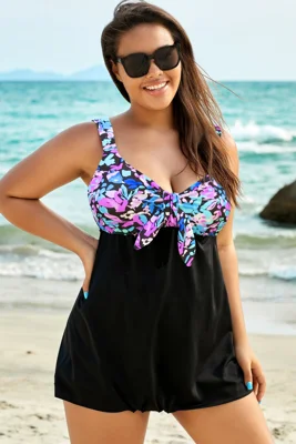 Pastel Floral Print Tie...