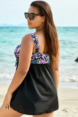 Pastel Floral Print Tie...