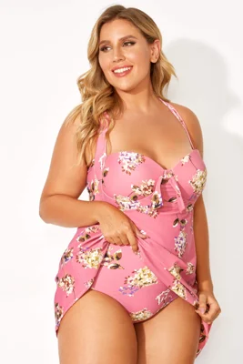 Flower Printed Self-tie...