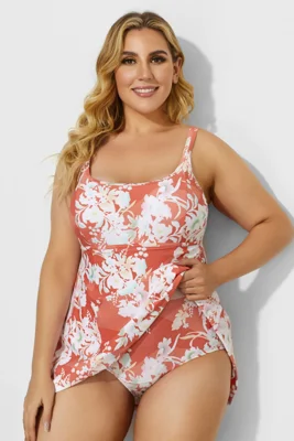 Flower Print Scoopneck...