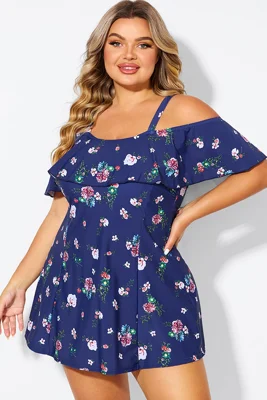 Floral Off Shoulder Tummy...