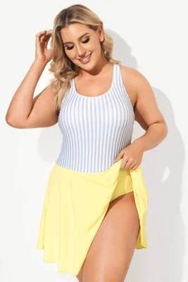 Classic Stripe Round Collar...