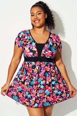 Multi Floral Print Short...