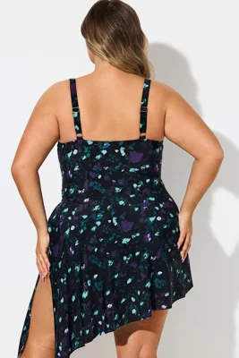 Knotted Front Straps Floral...