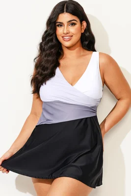 Plus Size Black & White...