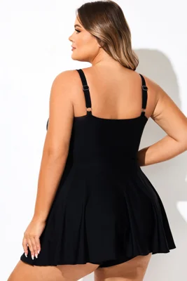 Black Colorblock All-In-One...