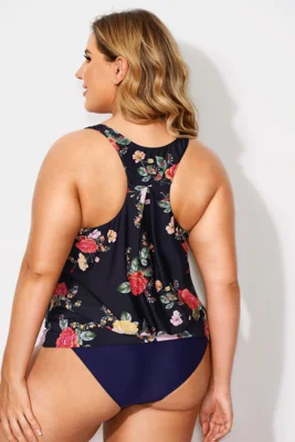 Floral Printed Scoopneck...