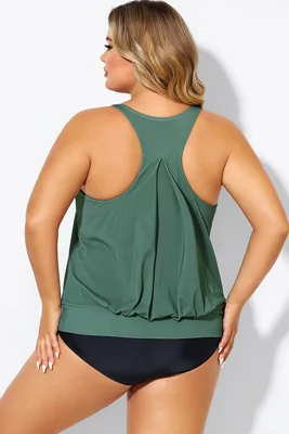 Army Green Racerback Tummy...