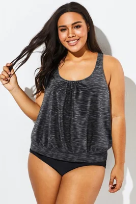 Black Striped Racerback...