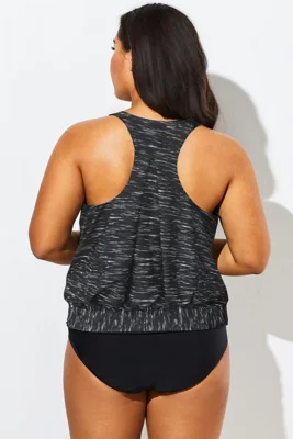 Black Striped Racerback...