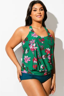 Floral Print Racerback...