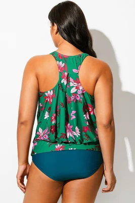 Floral Print Racerback...