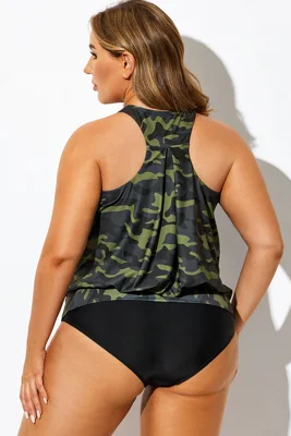 Green Camo Racerback Tummy...