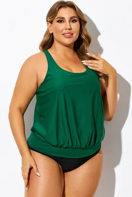 Green Racerback Tummy...