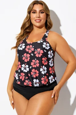 Floral Print Racerback...