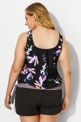 Black Tribal Pattern Side...