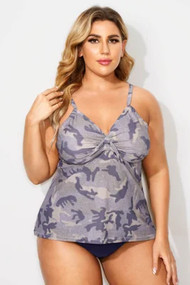 Camo Sweetheart Neckline...