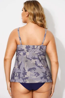 Camo Sweetheart Neckline...