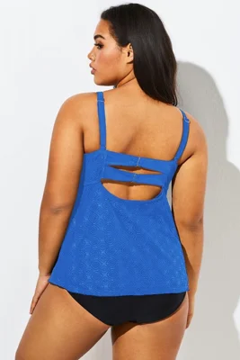 Blue Twist-front Sweetheart...