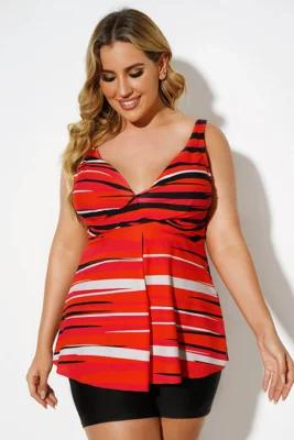 V-Neck Tummy Control...