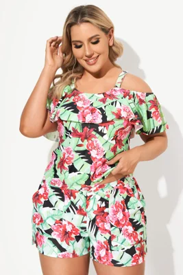 Floral Printed Off The...