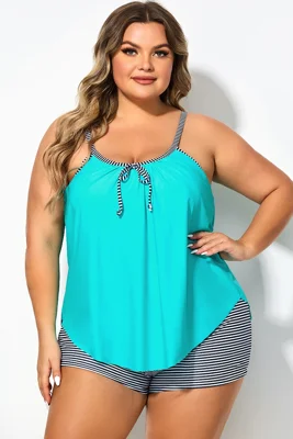 Fashionable Striped bowknot...