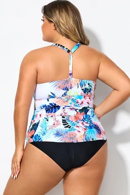 Flower Printed Racerback V...