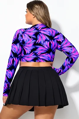 Electric Purple Print Long...