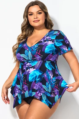 Tropical Floral Print...