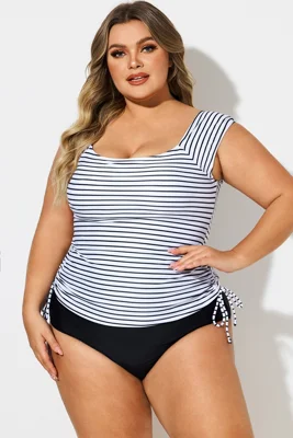 Black & White Stripes Tie...