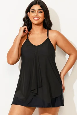 Plus Size Black Longer...