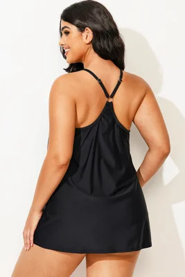Plus Size Black Longer...