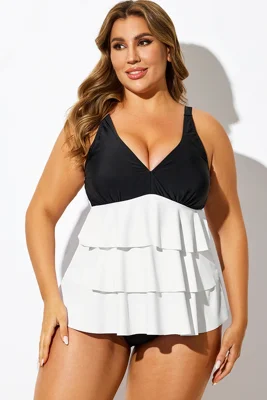 Black & White Colorblock...