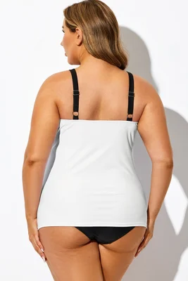 Black & White Colorblock...