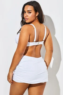 White Twist Front Bandeau...
