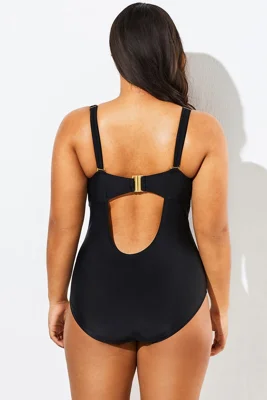 Lady Cut Out Mesh Underwire...